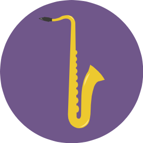 Icône saxophone